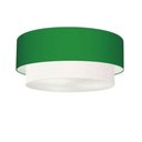 Ver imagem 1 de Plafon para Quarto Cilíndrico Sq-3065 Cúpula Cor Verde Folha Branco