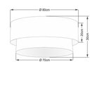 Ver imagem 2 de Plafon para Quarto Cilíndrico Sq-3065 Cúpula Cor Verde Folha Branco