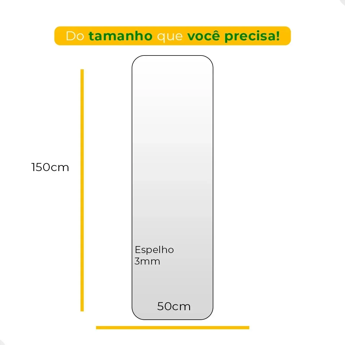 Ver imagem 5 de Espelho Orgânico Grande de Parede com Led Quente Retangular 150x50 Decorativo Sala Quarto Banheiro