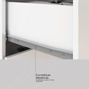 Ver imagem 6 de Guarda Roupa Solteiro 3 Portas e 1 Gaveta Realeza Branco