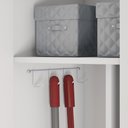 Ver imagem 4 de Armário Multiuso Nt 4015 - 2 Portas Prateleiras Suporte P/ Vassouras - Notável Móveis