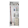 Armário Multiuso Nt 4015 - 2 Portas Prateleiras Suporte P/ Vassouras - Notável Móveis - 7