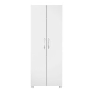 Armário Multiuso Nt 4015 - 2 Portas Prateleiras Suporte P/ Vassouras - Notável Móveis