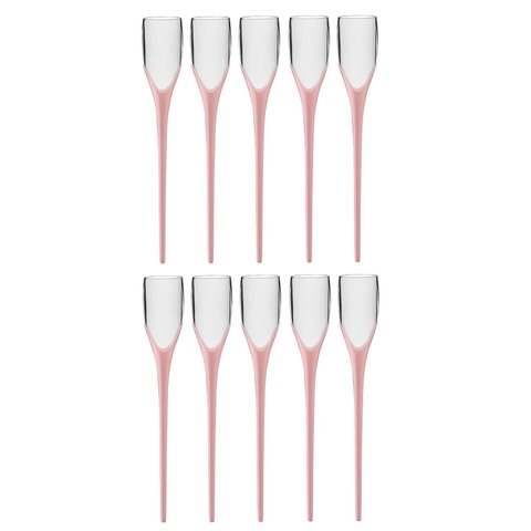 Kit 10 Taças Beach 210ml Rosa Bebê Boccatti Espumante Praia