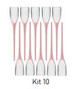 Ver imagem 5 de Kit 10 Taças Beach 210ml Rosa Bebê Boccatti Espumante Praia