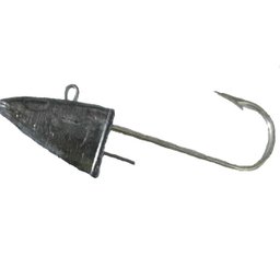 Anzol Jig cabeça de chumbo 255 gramas para isca shed pesca de garoupa e outros peixes kit combo 5 un - 1