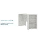 Ver imagem 5 de Bancada Mesa Gourmet para Cozinha 150cm X 97cm com 3 Prateleiras Suprema Luciane Móveis