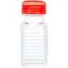 Kit 2 Saleiros de Mesa Vidro Borossilicato 80ml Lyor Porta Sal Dosador Tampa Plástica Vermelha - 5