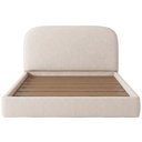Ver imagem 7 de Cama Queen Flutuante com Cabeceira 160cm Aura W01 Bouclê Creme - Lyam Decor