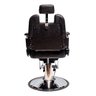Cadeira de Barbeiro Reclinável Marte Preta Total - 7