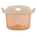 Ver imagem 1 de Cristal Pop Quadrada 1,9 Litros Cor Rosa Chá Tupperware