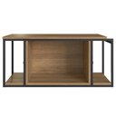 Ver imagem 1 de Gabinete Banheiro Suspenso 80cm Cuba Quadrada Ripy Mel/preto Z54 - Mpozenato