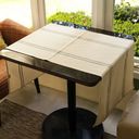 Ver imagem 2 de Trilho de Mesa Juliana - Algodão, Dupla Listra Verde, 50x120cm