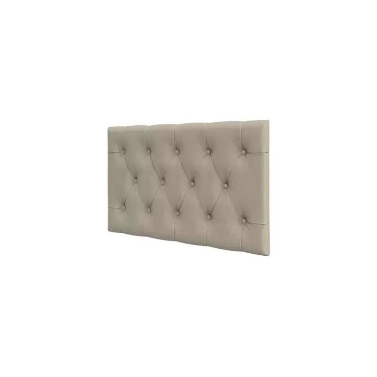 Cabeceira Cama Box Capitonê Solteiro 0,88 Jade:bege