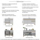 Ver imagem 3 de Kit Balcão Cozinha para Cooktop/forno 105cm e Gabinete Pia 150cm Retrô Veneza Multimóveis Mp2288
