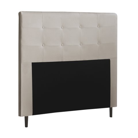 Cabeceira King Size Luna 193cm Material Sintético Bege Italian Flex