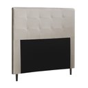 Ver imagem 1 de Cabeceira King Size Luna 193cm Material Sintético Bege Italian Flex