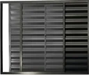Ver imagem 1 de Janela de Aluminio Veneziana 3 Folhas sem Grade Linha Leve:1,00 X 1,50/preto