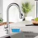 Ver imagem 3 de Torneira Gourmet Monocomando para Cozinha Misturador Aço Inox