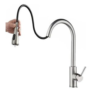 Torneira Gourmet Monocomando para Cozinha Misturador Aço Inox