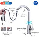 Ver imagem 4 de Torneira Gourmet Monocomando para Cozinha Misturador Aço Inox