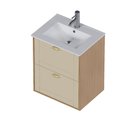 Ver imagem 5 de Armário Banheiro Madeira 60cm Grou Jequitibá Areia - P103367 - Cozimax Armario Banheiro Madeira 60cm