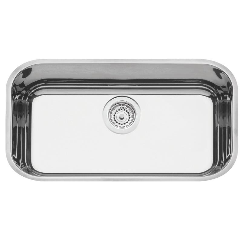CUBA RETANGULAR TRAMONTINA EM ACO INOX ALTO BRILHO 56X34CM 5 - 1