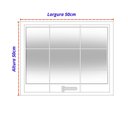 Ver imagem 6 de Janela de Aço Maxim-Ar 50x50cm com Grade Minas Sul MGM Branco