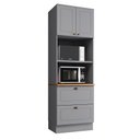 Ver imagem 1 de Torre Quente 02 Fornos Americana Cinza/nature - Henn