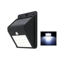 Luminária Solar 20 Leds Sensor De Presença E Movimento - 3