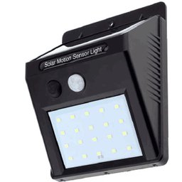 Luminária Solar 20 Leds Sensor De Presença E Movimento - 1