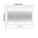 Ver imagem 3 de Janela de Aço Maxim-Ar 60x60cm com Grade Minas Sul MGM Branco