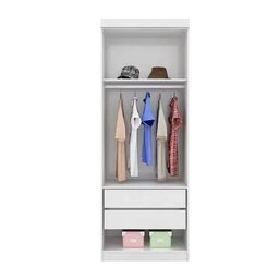 Quarto Modulado Solt Módena 6 Pçs Comp 12 Bco - Demóbile - 3