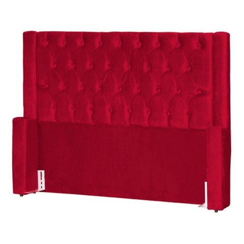 Cabeceira de Cama Box Estofada 90 Cm Solteiro Emma Veludo