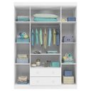 Ver imagem 5 de Cômoda e Guarda-roupa Infantil Branco Brilho