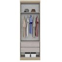 Ver imagem 2 de Quarto Modulado Casal Módena 6 Peças Comp. 6 - Nogal Touch