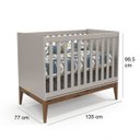 Ver imagem 3 de Berço Americano Nature Cinza Eco Wood - Matic