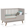 Berço Americano e Cômoda Infantil 1 Pt Retro - Cz Eco Wood - 2