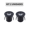 Kit 2 Mini Spot Led 1w Móvel Redondo Direcionável Preto 3000k Bivolt - 2