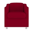 Ver imagem 3 de Poltrona Tilla Reforçada Sala Recepção Medico - V8 Decor:vermelho