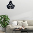Ver imagem 2 de Luminária Teto tipo Pendente OÁSIS MDF - Completa - Cor: Preta
