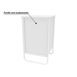 Gaveteiro Industrial Foster com 4 Gavetas - Branco - 4