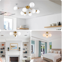 Ver imagem 6 de 8 Globos Vidro 10cm Esfera Bola Soquete G9 Rosca Bocal Jabuticaba Gimpo 8x-gl10