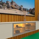 Ver imagem 2 de Painel Rack Home Majestade Luminare 230cm Ripado com LED Off White Gelius