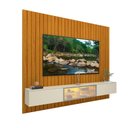 Ver imagem 1 de Painel Rack Home Majestade Luminare 230cm Ripado com LED Off White Gelius