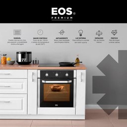 Forno Elétrico de Embutir Eos 65 Litros Preto com Inox Efe65epi 220v - 4