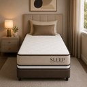 Ver imagem 1 de Colchão Solteiro Life Sleep Ii Espuma D28 88x188x25cm Bege