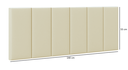 Ver imagem 7 de Cabeceira Painel Estofada Cama Casal Box 1,40 Dobrável Itália - Areia Suede