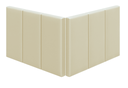 Ver imagem 2 de Cabeceira Painel Estofada Cama Casal Box 1,40 Dobrável Itália - Areia Suede