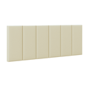 Ver imagem 1 de Cabeceira Painel Estofada Cama Casal Box 1,40 Dobrável Itália - Areia Suede